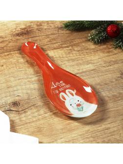 Подставка под ложку «Дом», 21х7.5х2 см