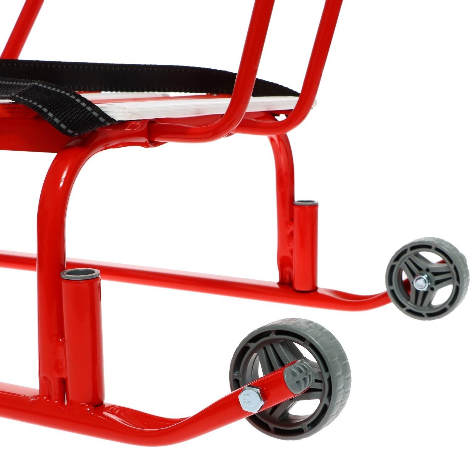 Санки «Тимка 5 комфорт», цвет алый