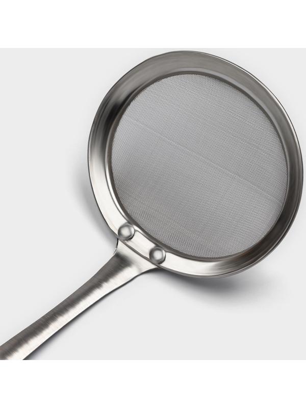 Набор сит Доляна «Металлик» для снятия пены, 3 штуки