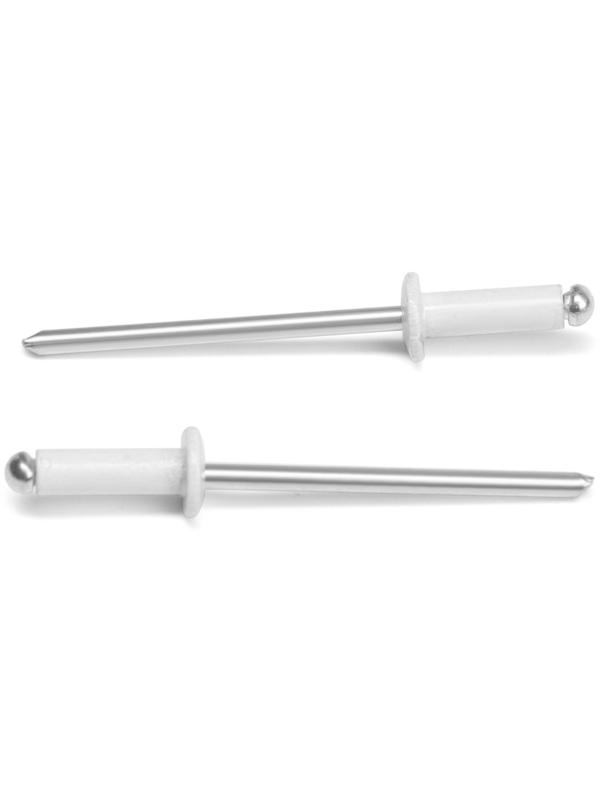 Заклёпки ТУНДРА krep, вытяжные, алюминий-сталь, 3,2х8 мм, белые, 50 шт