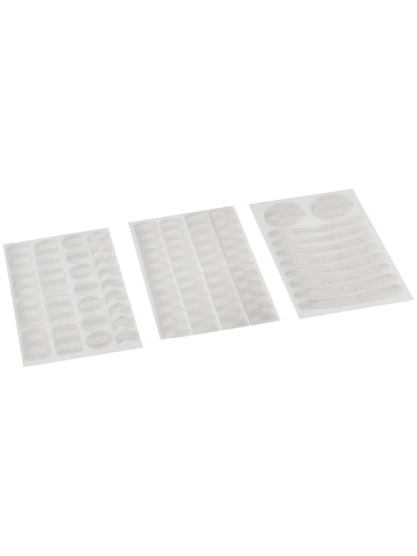 Наклейка на авто, светоотражающая, белый, набор 40 шт