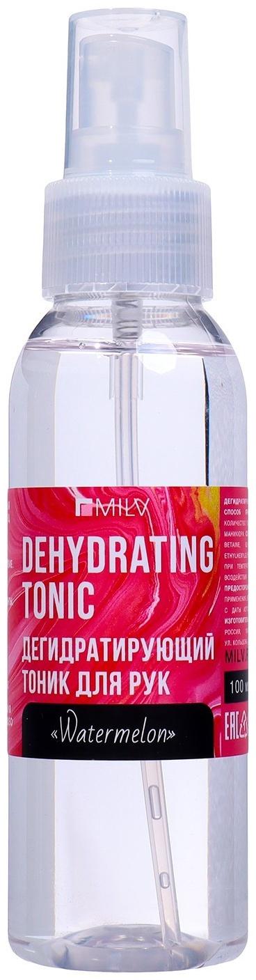 Тоник для рук дегидратирующий MILV арбуз, 100 мл