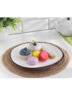 Салфетки сервировочные, D 35 см, джут 9935996