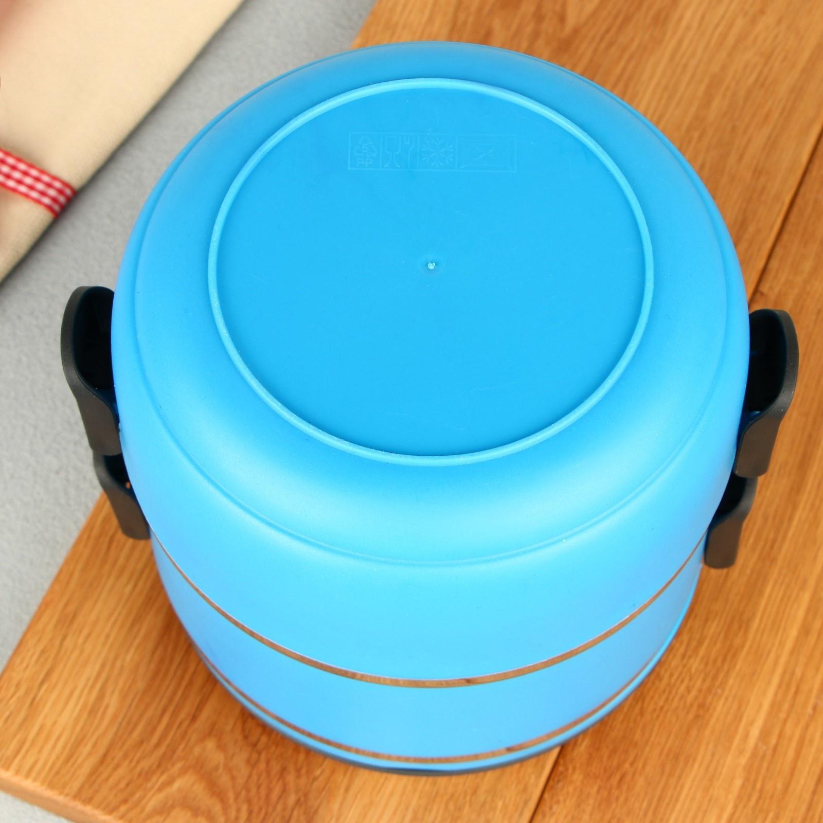 Ланч - бокс «Время обеда», 2 отделения по 500 мл, 13х17 см