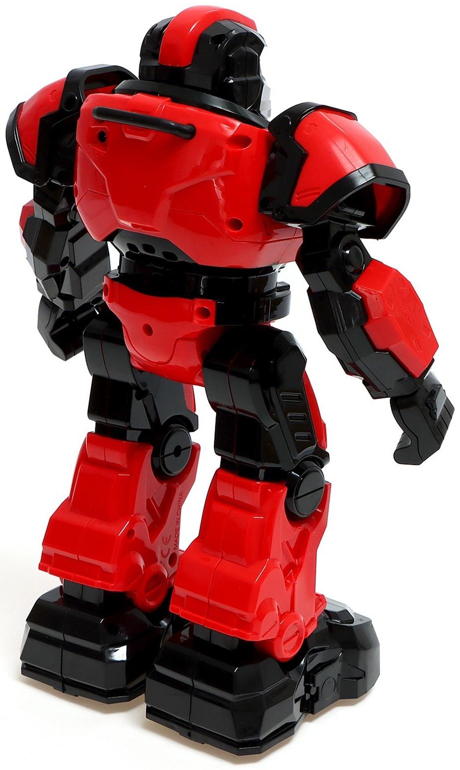 Робот радиоуправляемый «Технобот», 2 пульта, жесты, с аккумулятором, цвет красный