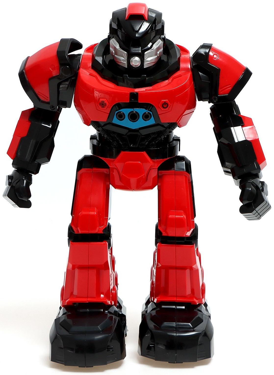 Робот радиоуправляемый «Технобот», 2 пульта, жесты, с аккумулятором, цвет красный