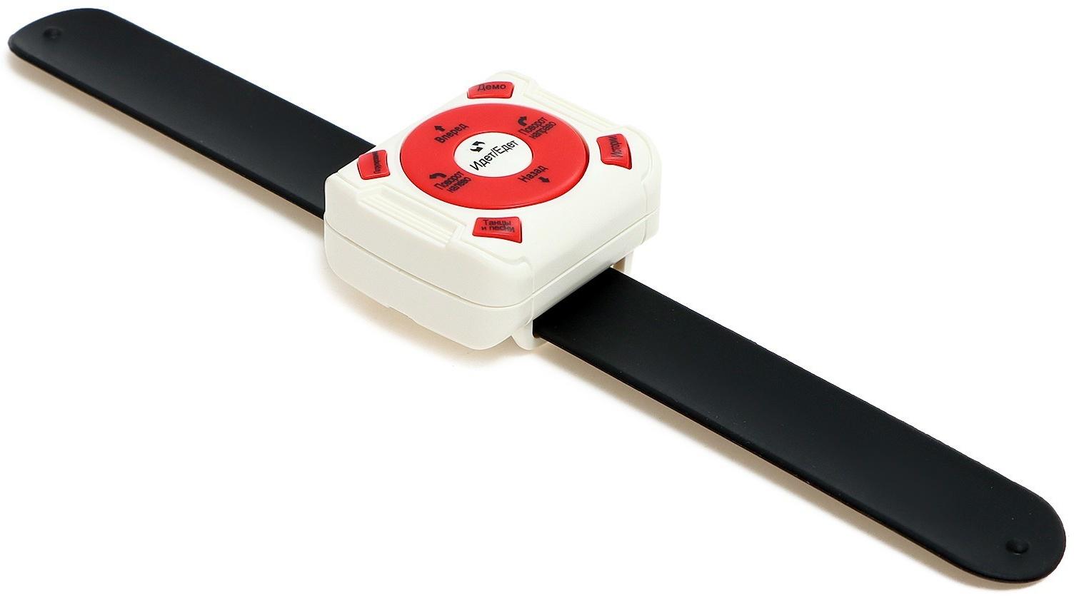 Робот радиоуправляемый «Технобот», 2 пульта, жесты, с аккумулятором, цвет красный