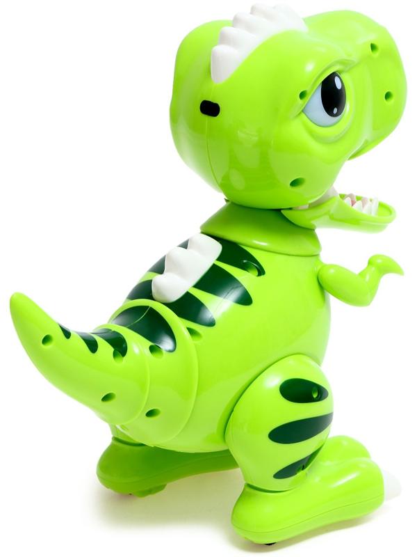 Робот динозавр «Питомец» IQ BOT, интерактивный: сенсорный, звук, свет, на батарейках