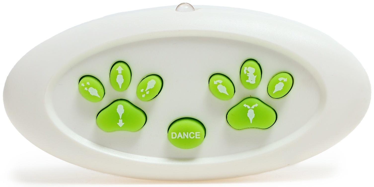 Робот динозавр «Питомец» IQ BOT, на пульте управления, интерактивный: звук, свет, танцующий, на аккумуляторе