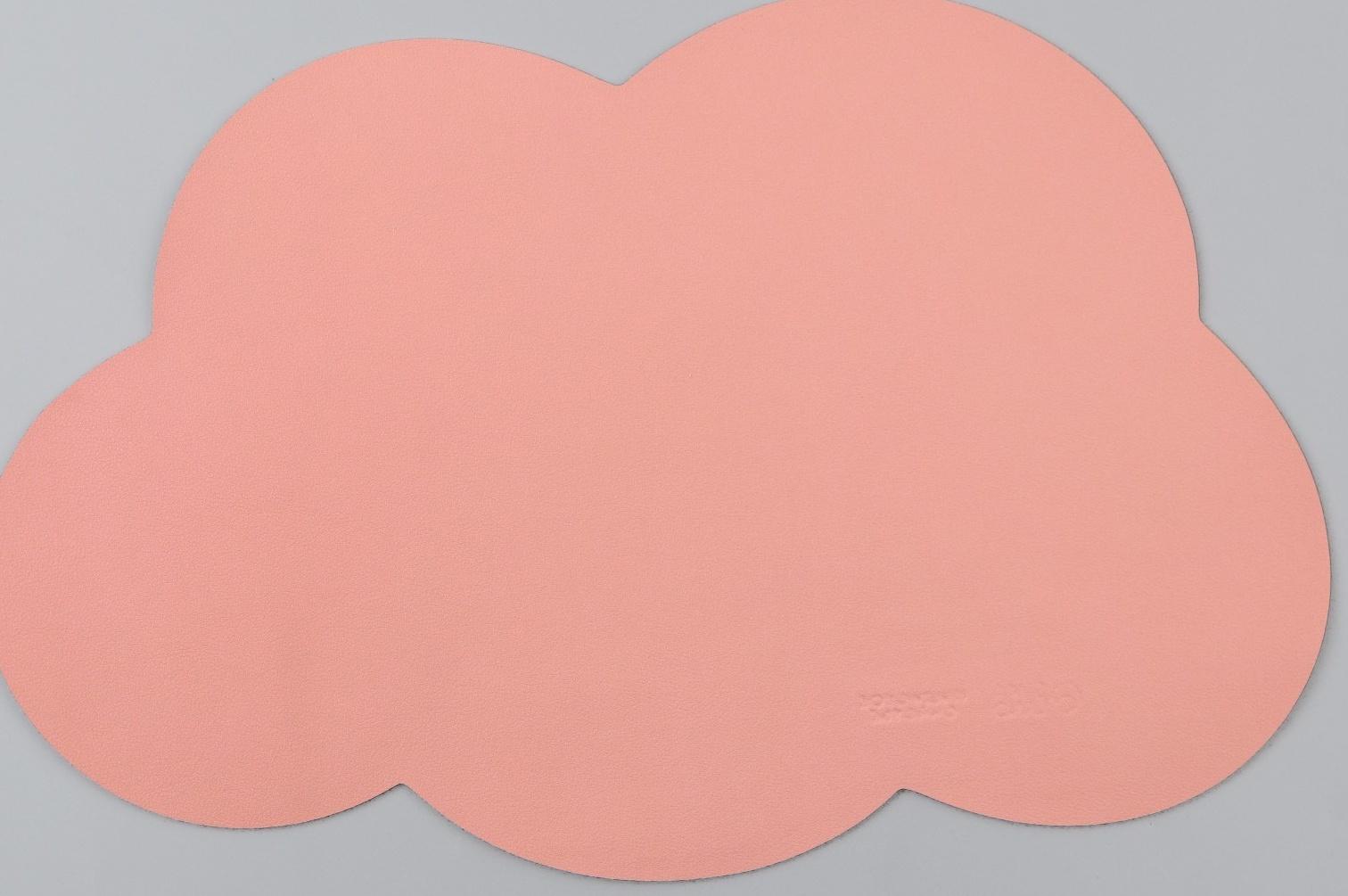 Коврик под миску «Облако», 39 х 27 см, мятный цвет