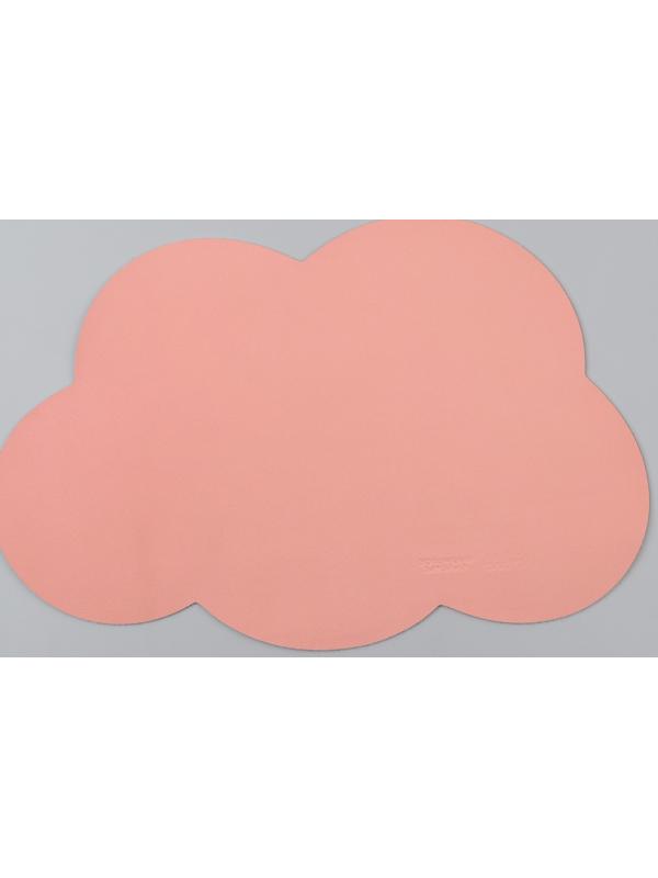Коврик под миску «Облако», 39 х 27 см, мятный цвет