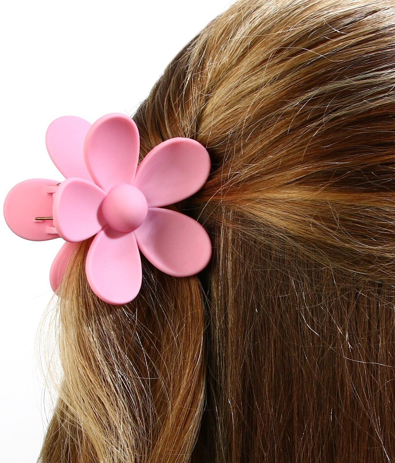 Краб для волос цветок 