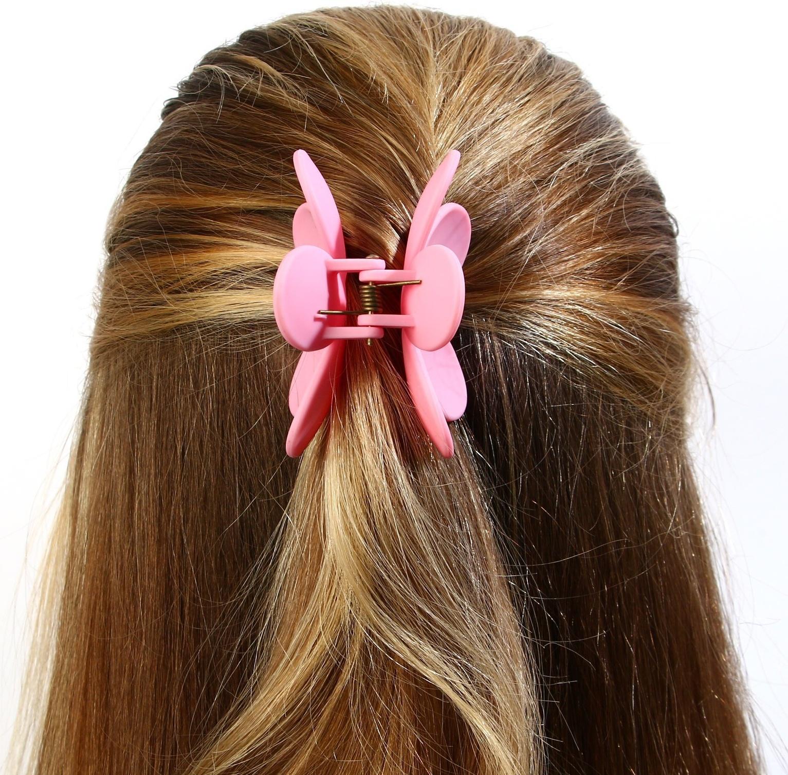 Краб для волос цветок 