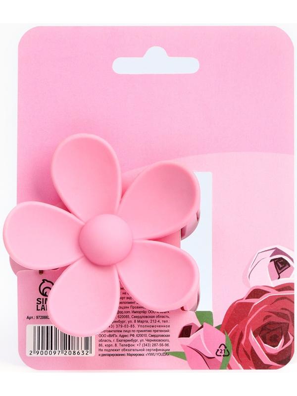 Краб для волос цветок 