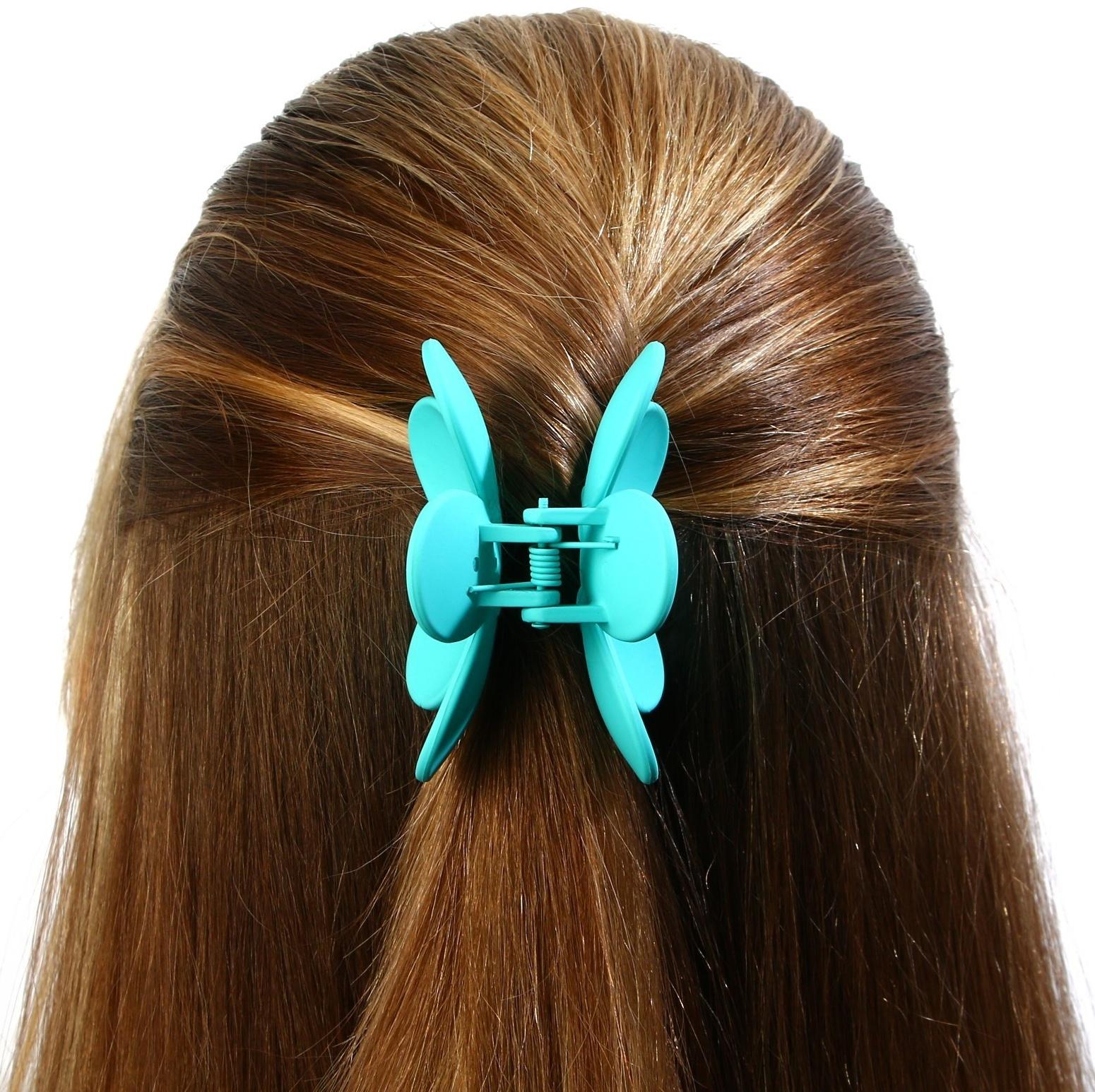 Краб для волос цветок 