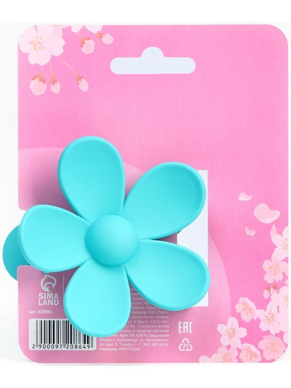 Краб для волос цветок 