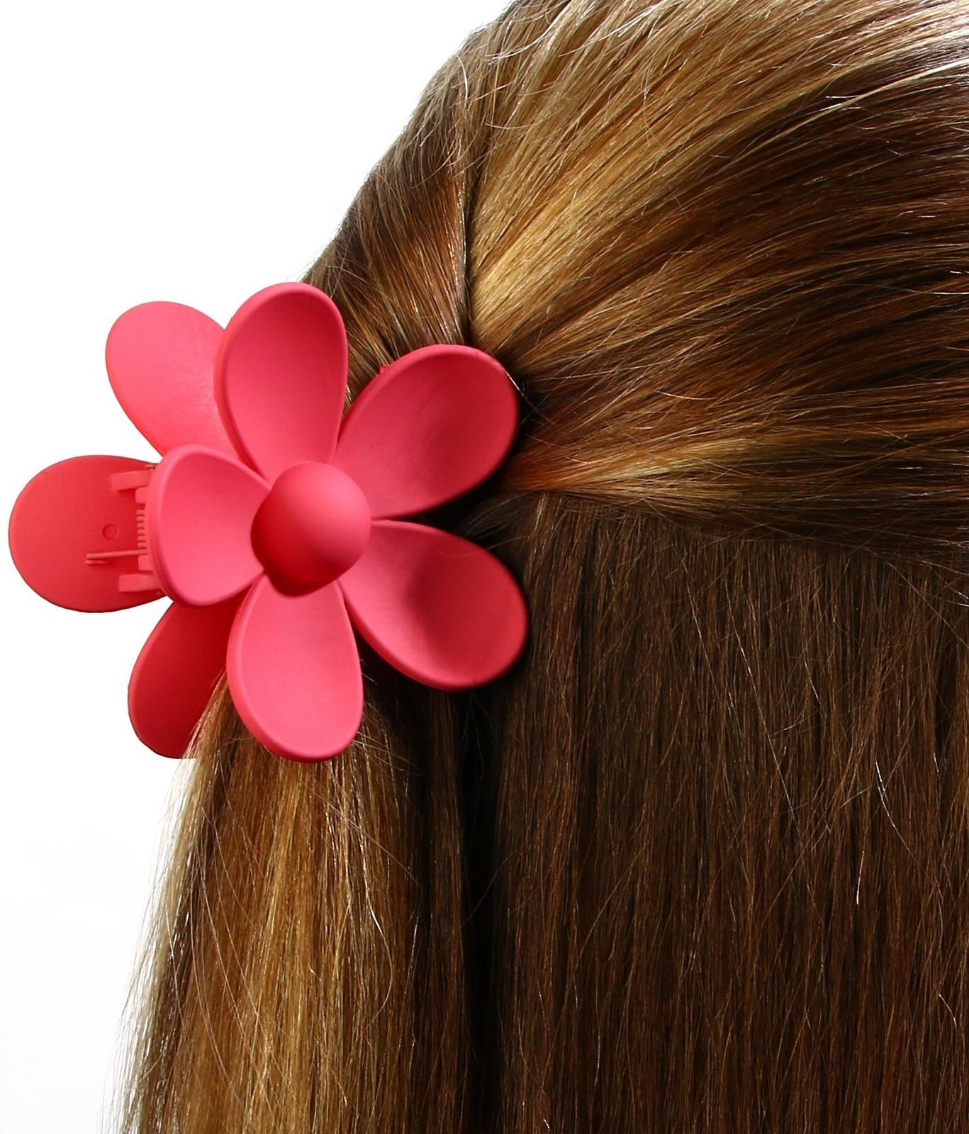 Краб для волос цветок 