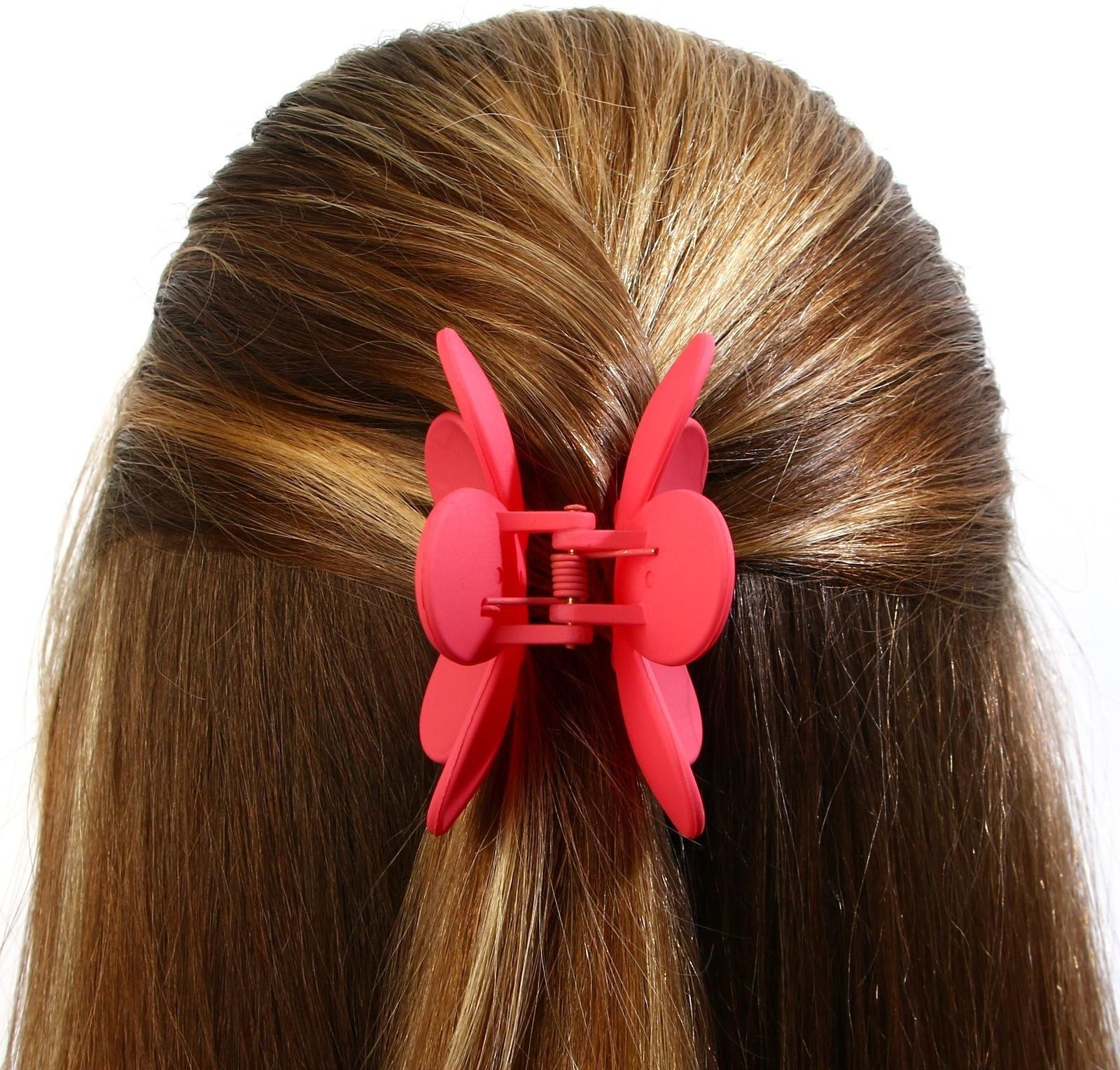 Краб для волос цветок 