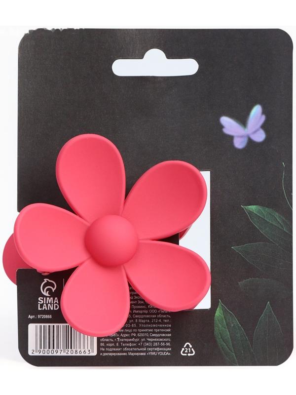 Краб для волос цветок 