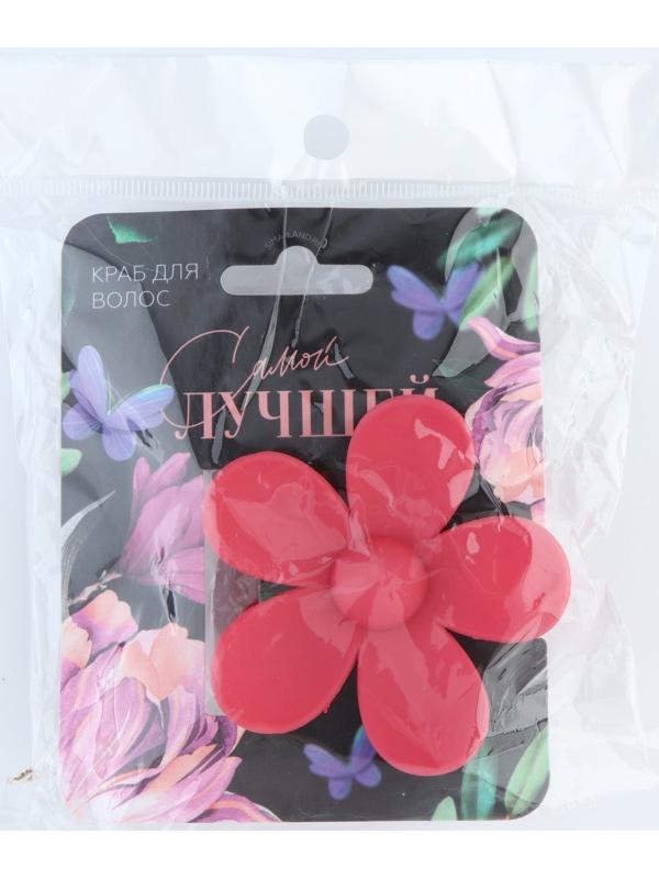 Краб для волос цветок 