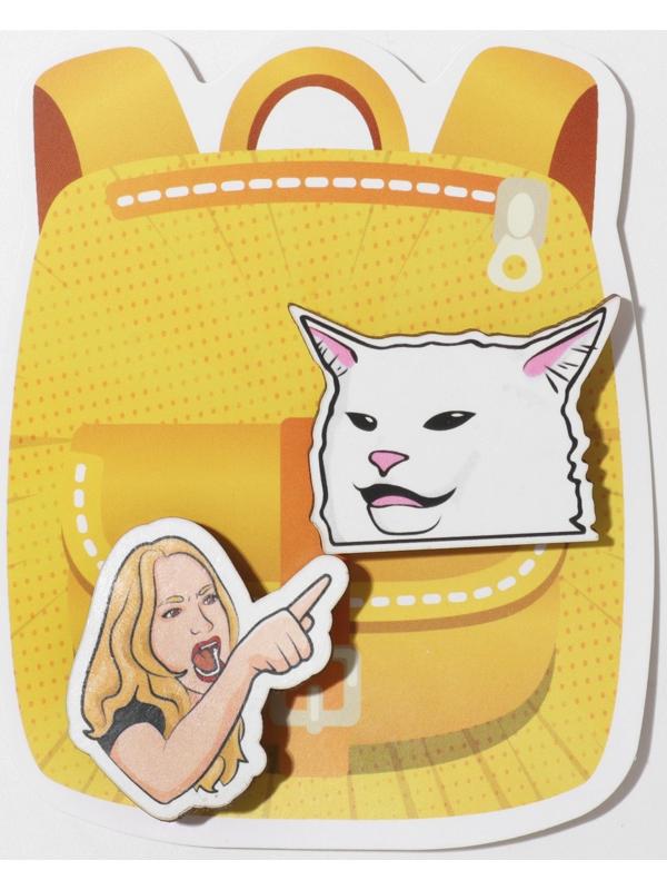 Набор брошей деревянных (2шт) 