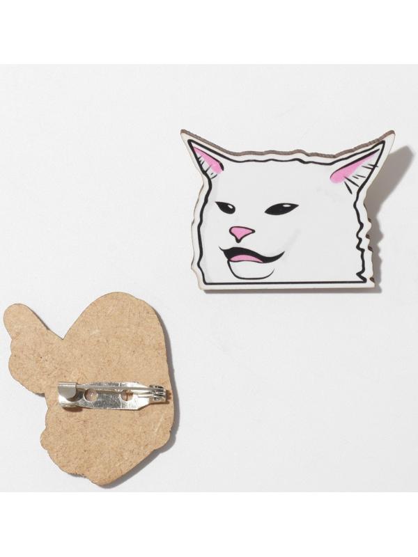 Набор брошей деревянных (2шт) 