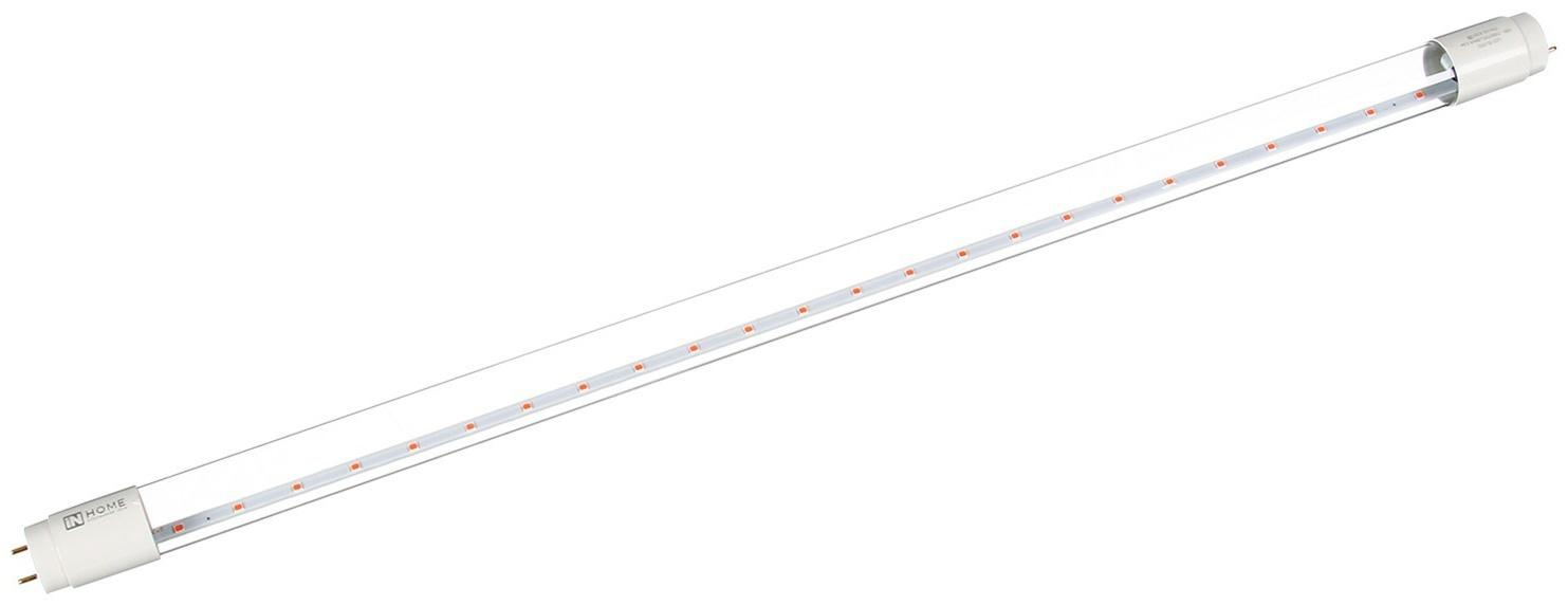 Фитолампа светодиодная, 10 Вт, 600 мм, цоколь G13, полный спектр, LED-T8-FITO, IN HOME