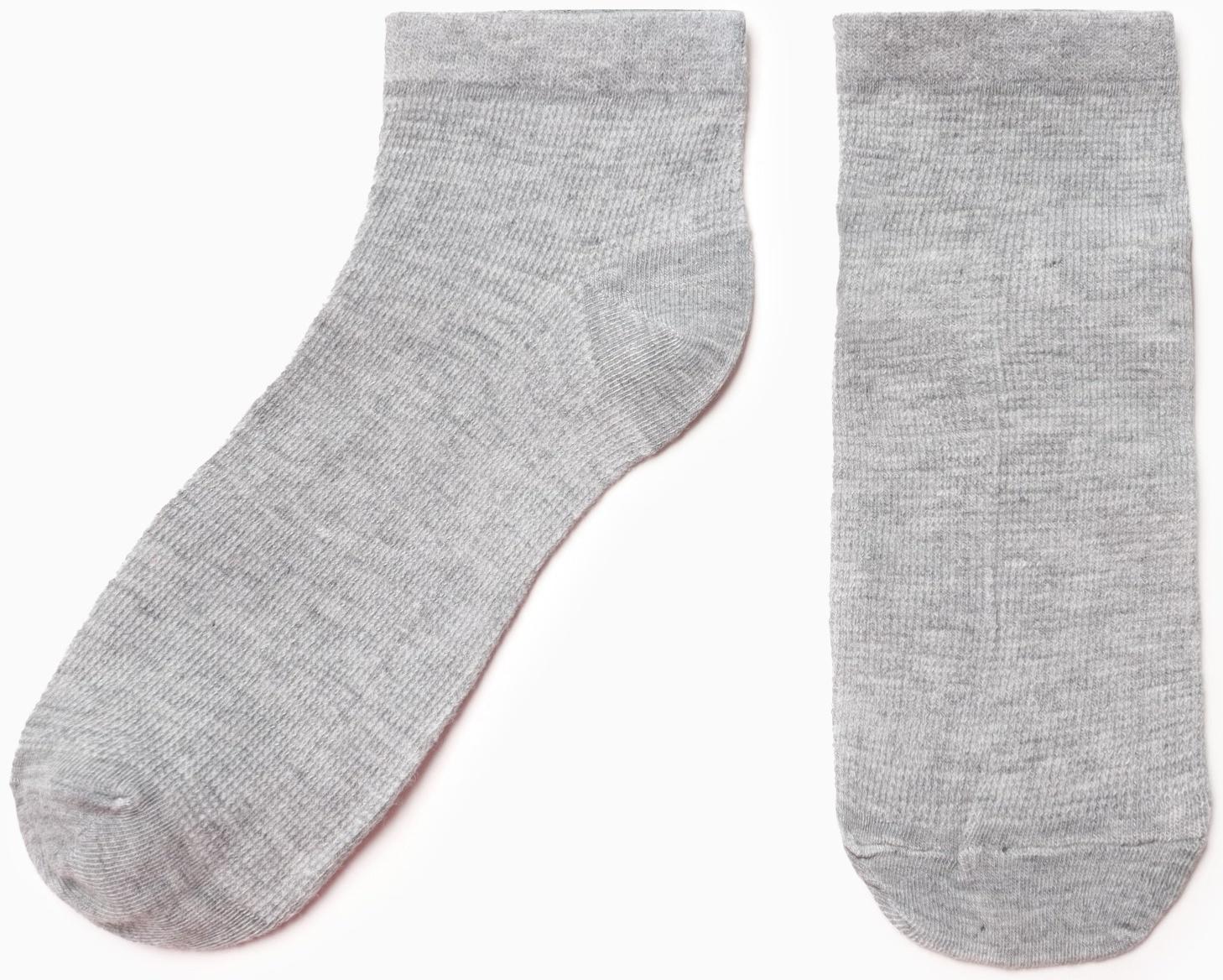 Носки мужские, цвет серый, размер 27