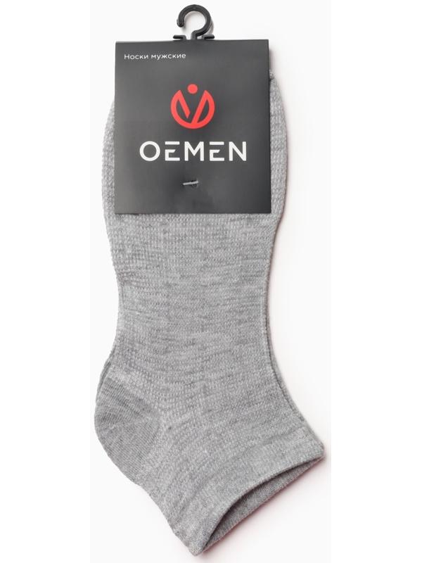 Носки мужские, цвет серый, размер 27