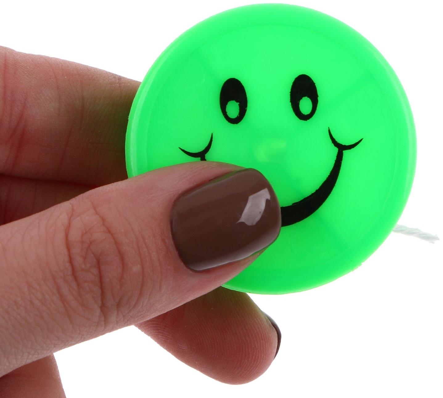Йо-йо «Смайлик», цвета МИКС