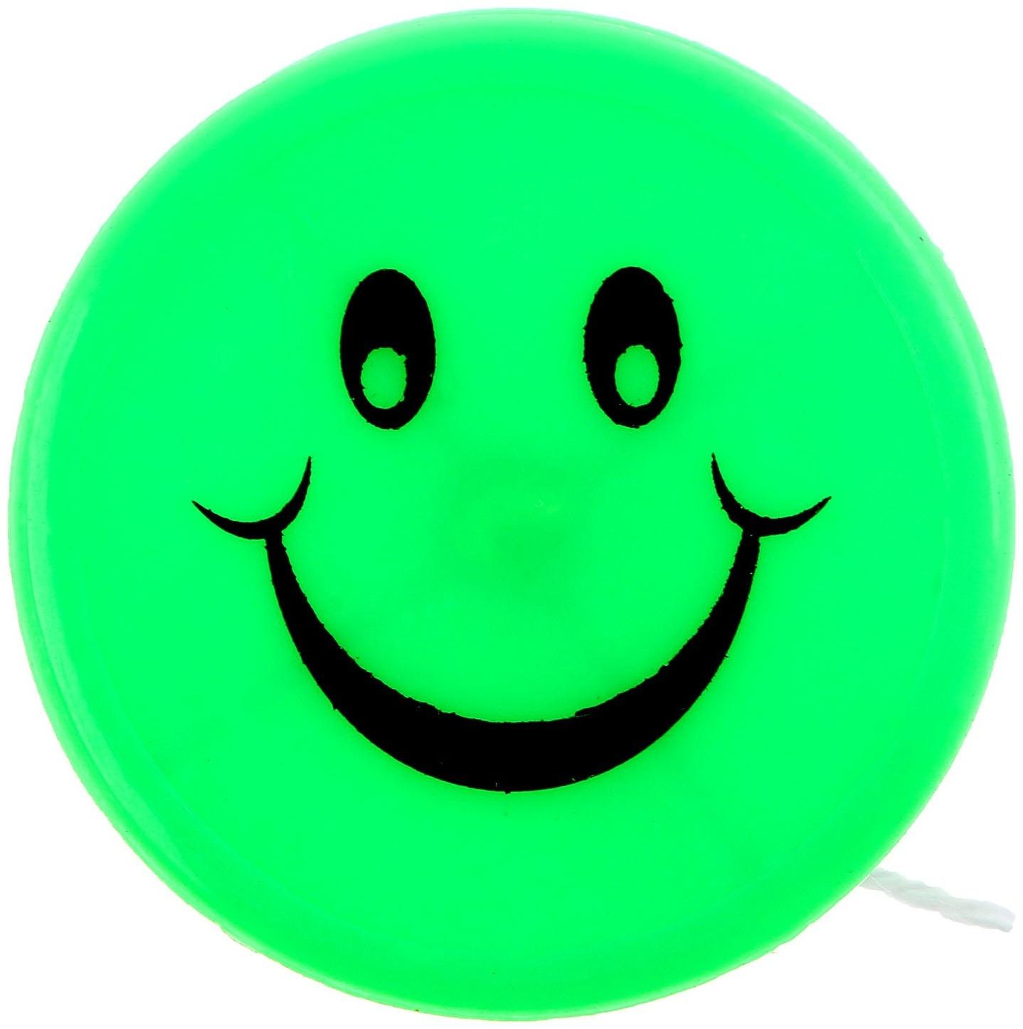 Йо-йо «Смайлик», цвета МИКС