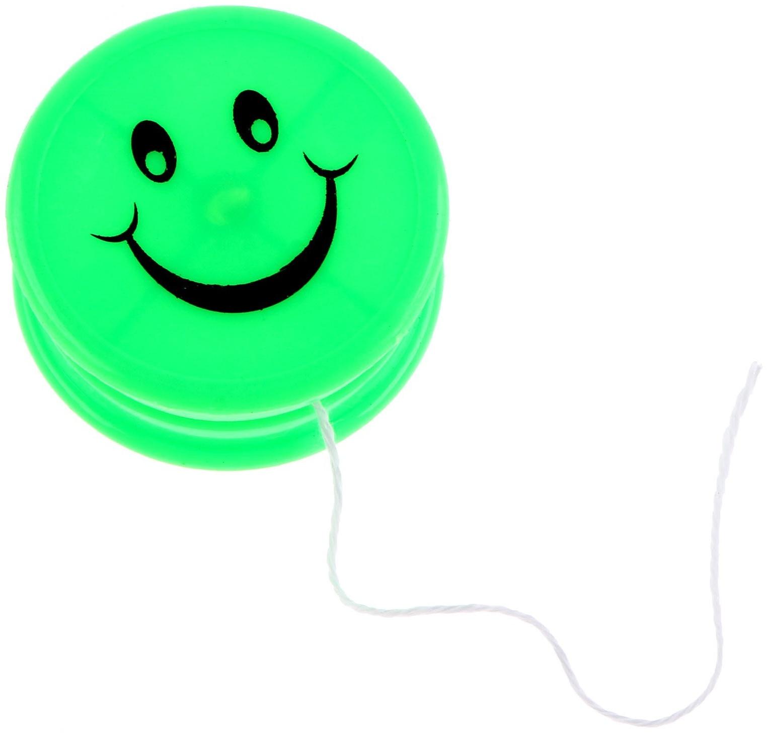 Йо-йо «Смайлик», цвета МИКС