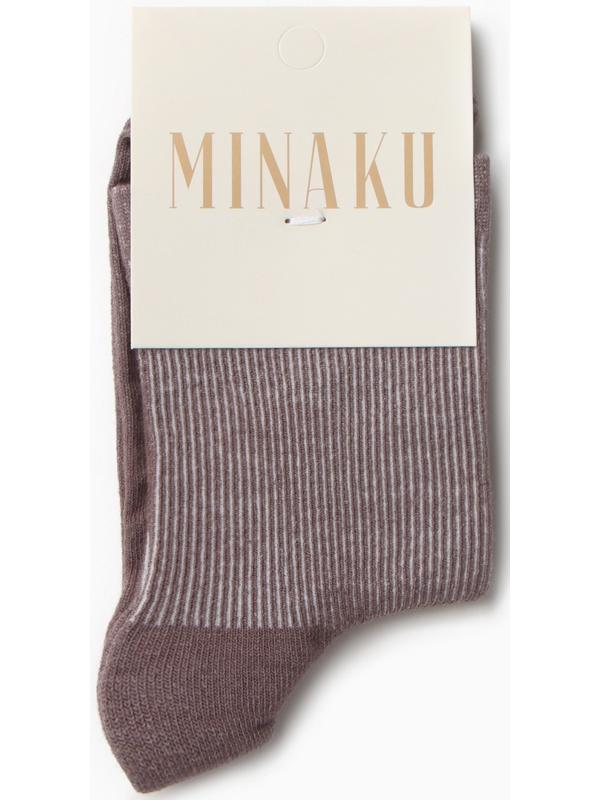 Носки женские MINAKU, цвет коричневый, р-р 36-39 (23-25 см)