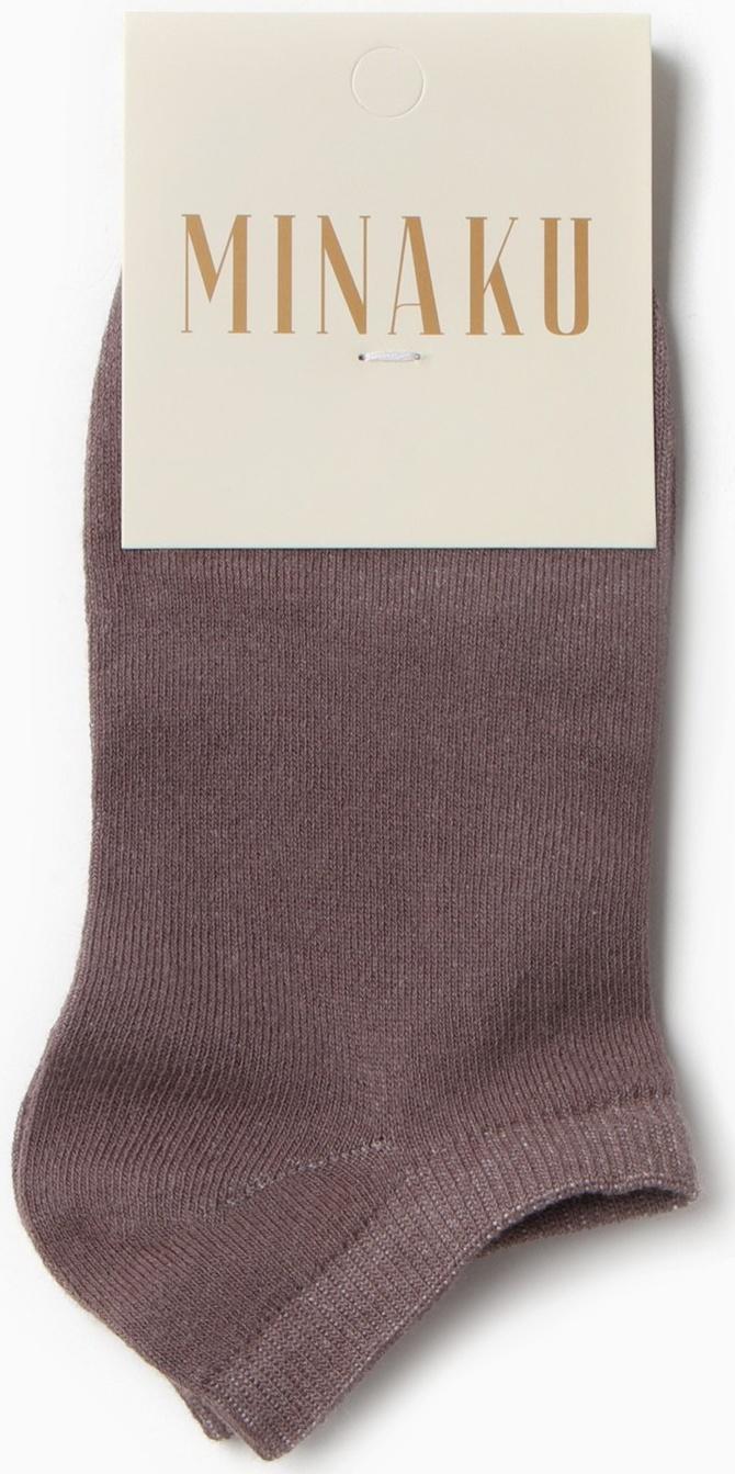 Носки женские укороченные MINAKU , цвет коричневый, р-р 36-39 (23-25 см)