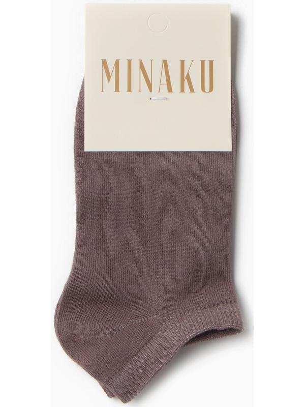 Носки женские укороченные MINAKU , цвет коричневый, р-р 36-39 (23-25 см)