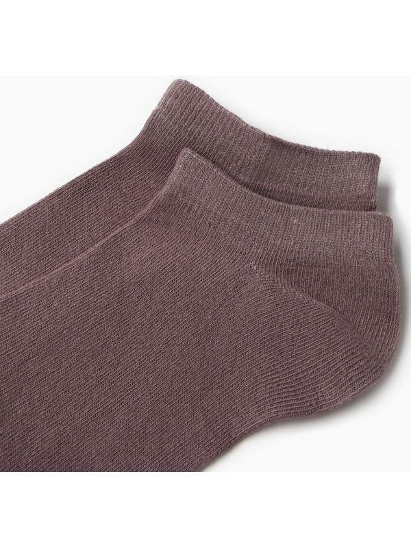 Носки женские укороченные MINAKU , цвет коричневый, р-р 36-39 (23-25 см)
