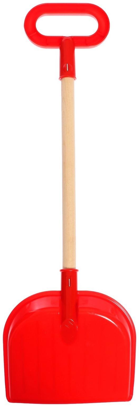Лопата детская мини, с деревянной ручкой, МИКС