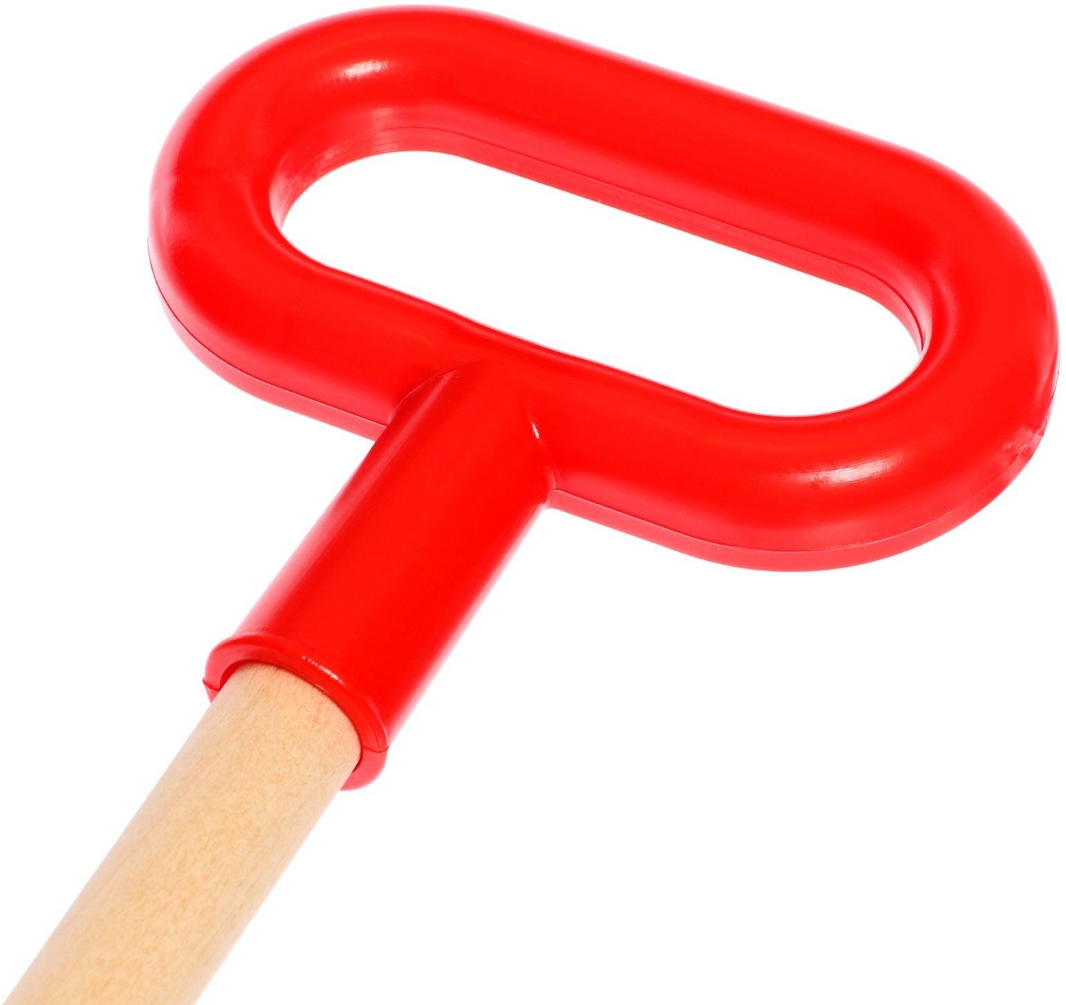 Лопата детская мини, с деревянной ручкой, МИКС