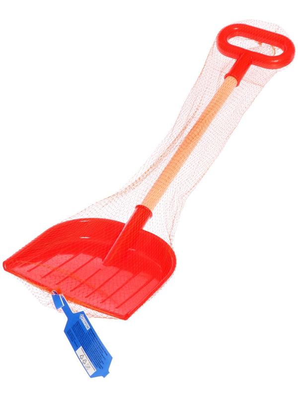 Лопата детская мини, с деревянной ручкой, МИКС