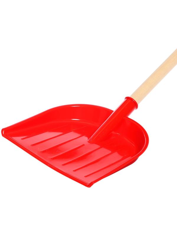 Лопата детская мини, с деревянной ручкой, МИКС