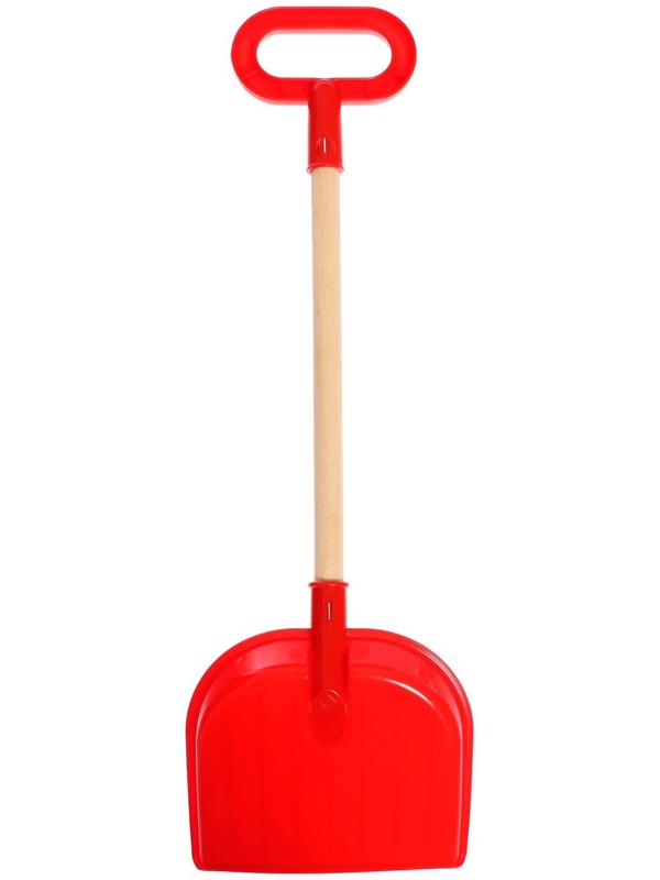 Лопата детская мини, с деревянной ручкой, МИКС