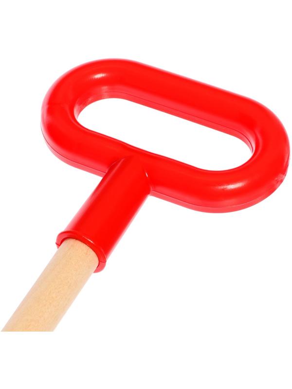 Лопата детская мини, с деревянной ручкой, МИКС