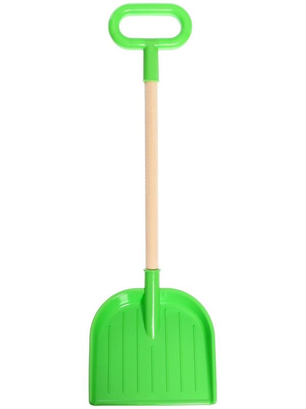 Лопата детская мини, с деревянной ручкой, МИКС