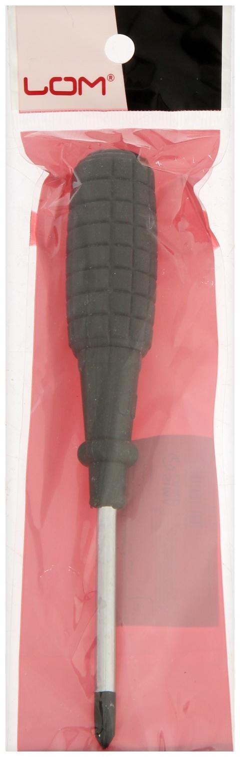 Отвертка крестовая ЛОМ promo, PH2 х 60 мм