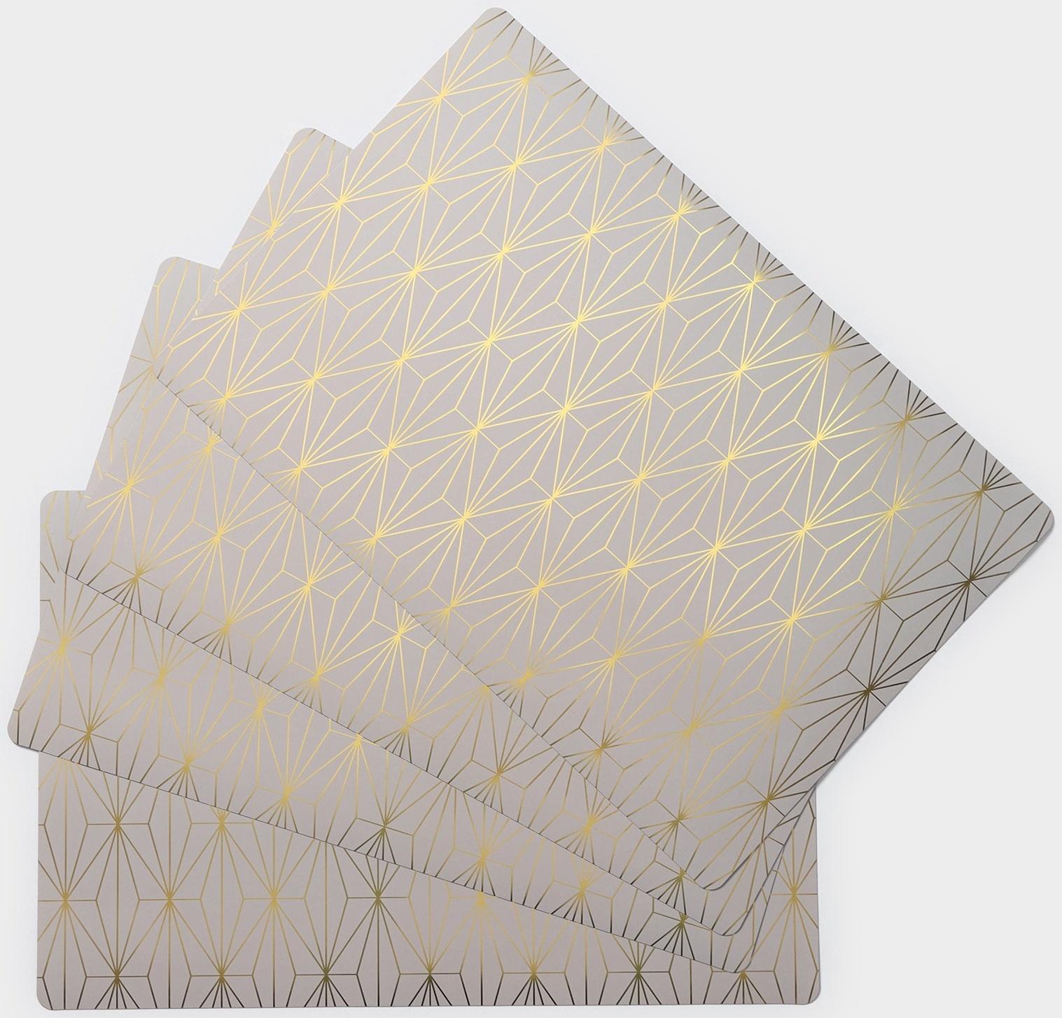 Набор салфеток сервировочных Доляна «Милли», 4 шт, 30×45 см, цвет белый