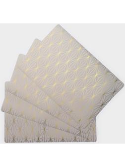 Набор салфеток сервировочных Доляна «Милли», 4 шт, 30×45 см, цвет белый