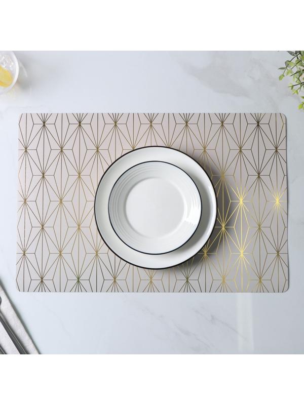 Набор салфеток сервировочных Доляна «Милли», 4 шт, 30×45 см, цвет белый