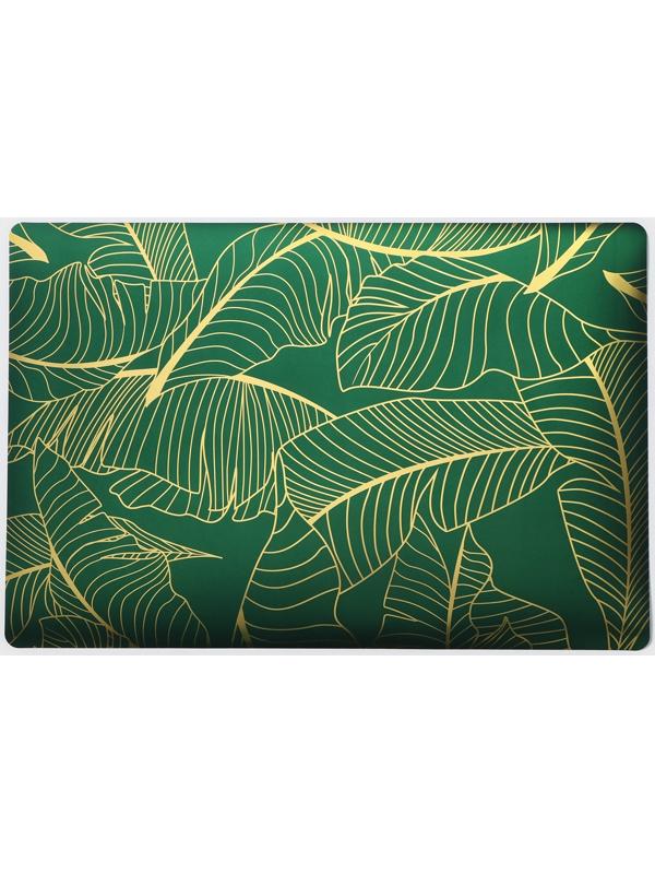 Набор салфеток сервировочных Доляна «Лаундж», 4 шт, 30×45 см, цвет зелёный