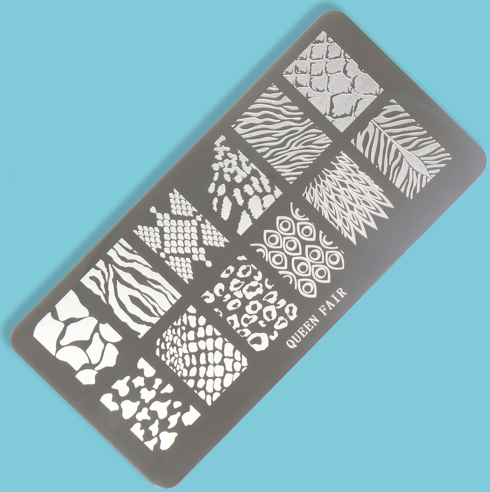 Диск для стемпинга металлический «Принты сезона», 12 × 6 см