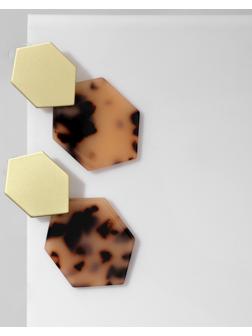 Серьги акрил 